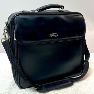 Targus Genuine Leather Computer Laptop Briefcase Tote Bag